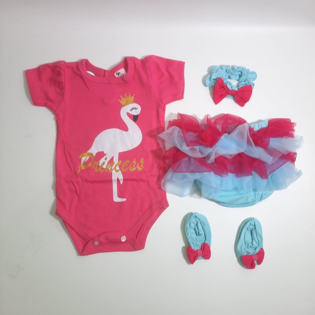 Baju Bayi Perempuan 0 3 6 9 Bulan Setelan Celana Pop Tutu Princess Swan Mall Baby