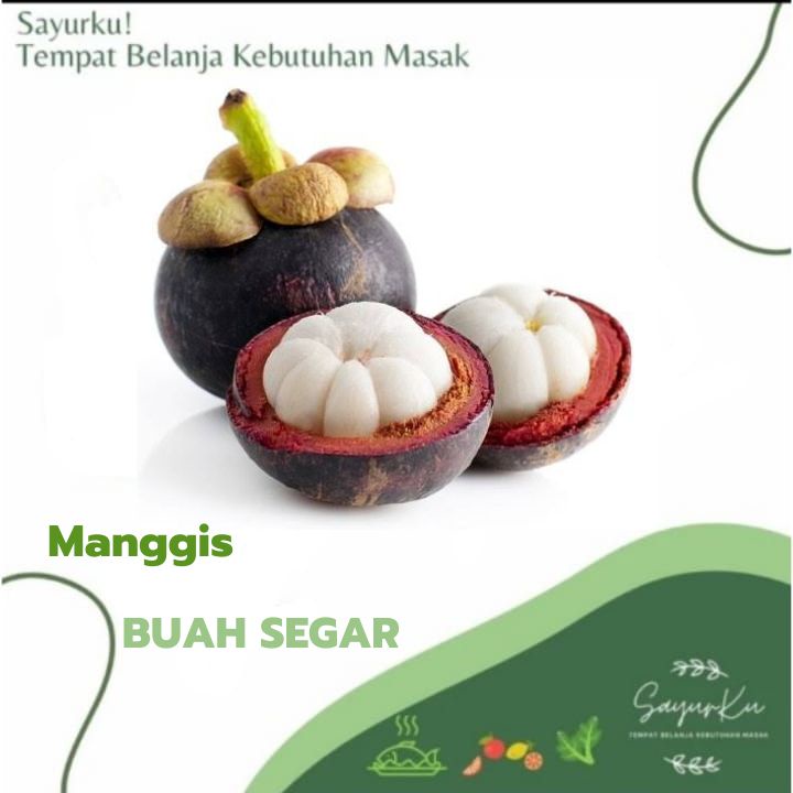 

buah manggis segar