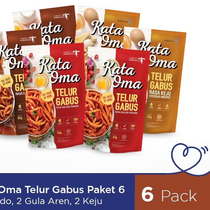 

➶ Kata Oma Telur Gabus Paket 6 ☉