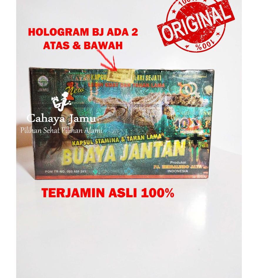 JAMU HERBAL BUAYA JANTAN SERBUK PRIA KUAT ORIGINAL -  ✓