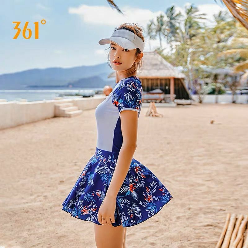 361 BEACH swimwear twopiece sport korean style murah baju renang wanita