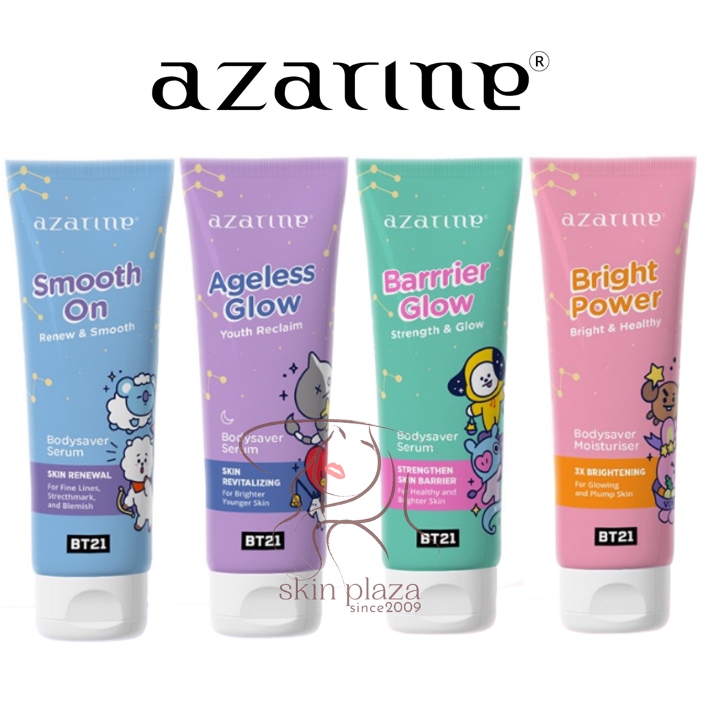 Azarine x BT21 Bodysaver Moisturizer 100ml Body Saver BPOM