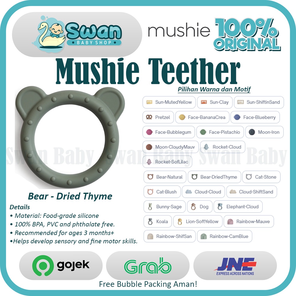 Mushie Teether / Gigitan Anak Bayi