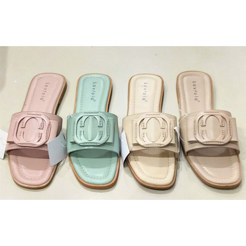 sandal flat wanita laviola
