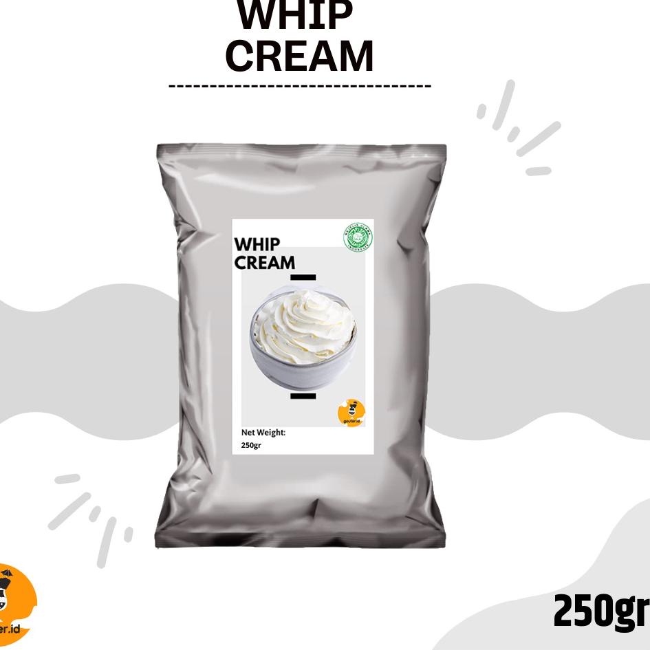 

PROMO HARI INI WHIP CREAM TOPPING 250GR / BUBUK WHIP CREAM / WHIPPED CREAM POWDER / WHIPPING CREAM TOPPING serbuuu !