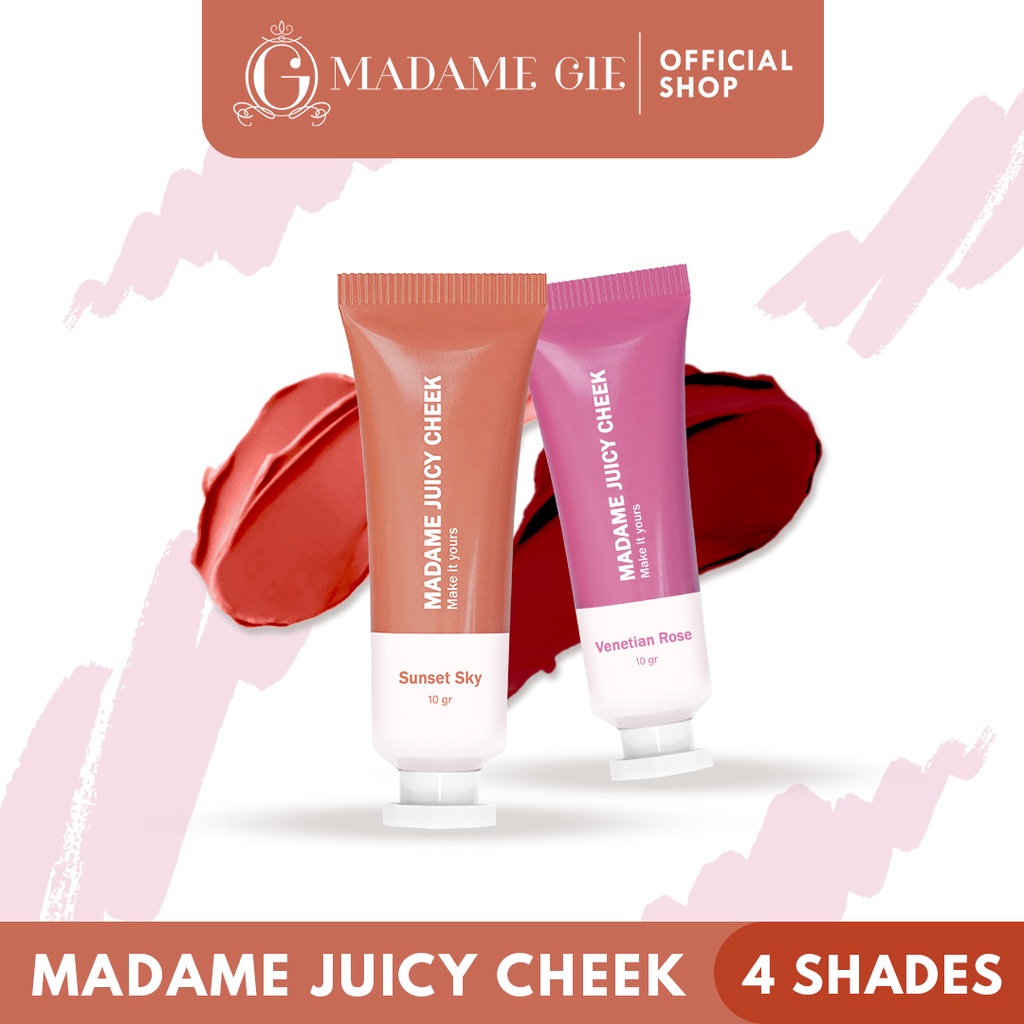 Madame Gie Cheek Blushed Juicy Cheek Blush On Cream 10 gr