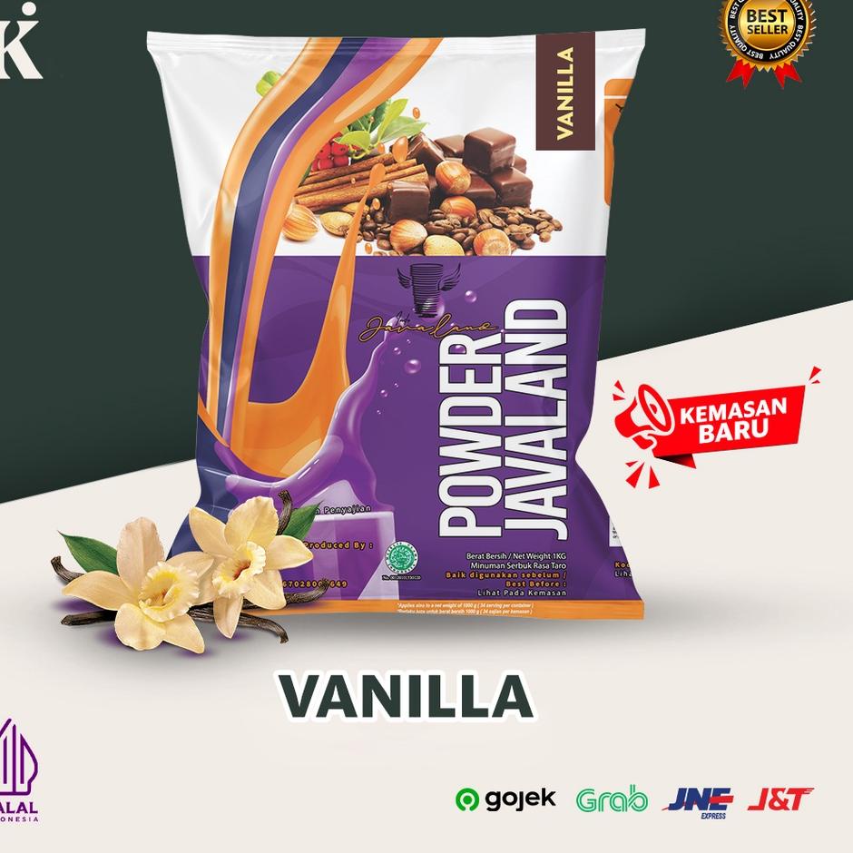 

HOT Product Bubuk Minuman Bubble Powder Drink Rasa Vanilla White ORIGINAL Javaland 1 kg !!