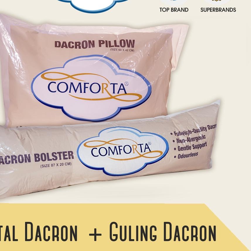 ♪ Sleep Center Bantal dan Guling Comforta Dacron ❁