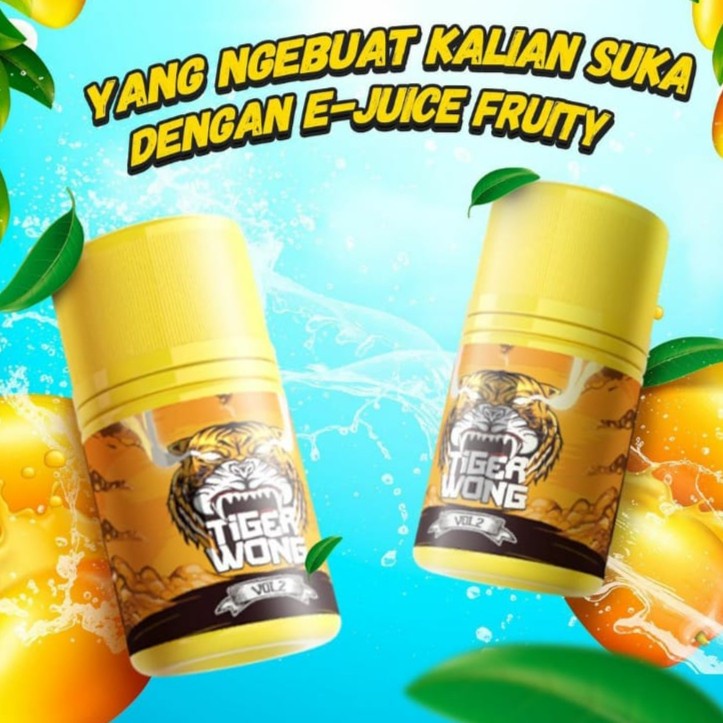 Tiger Wong V2 Mango Blast 60ML by Baim Wong x Vape Zoo x JVS