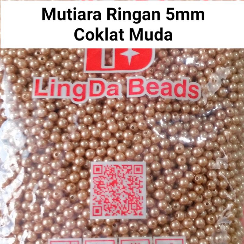 Manik Payet Mote Mutiara Ringan 5MM - 10 Gram