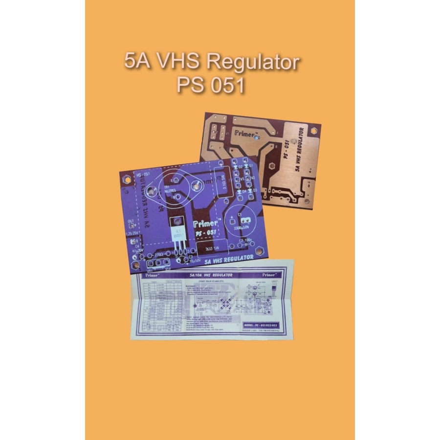 PCB 5A VHS Regulator (PS 051)