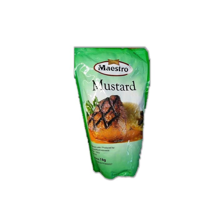 SAUS MUSTARD MAESTRO 1KG POUCH