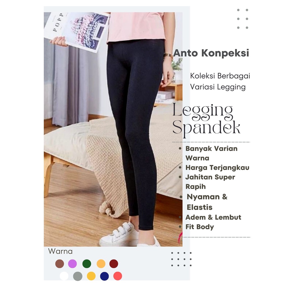 Lejing wanita / Legging Standard &amp; Jumbo / Legging panjang standart