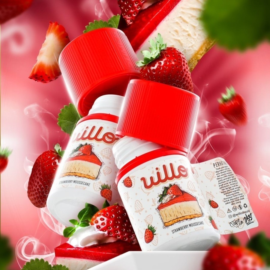 LIQUID WILLO STRAWBERRY MOUSSECAKE 60ML