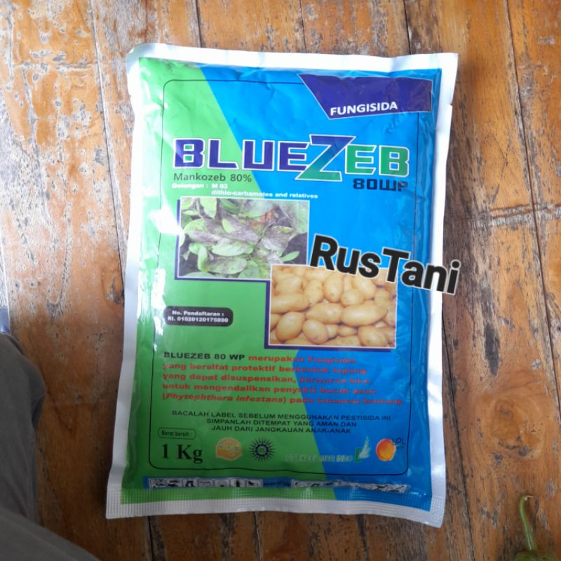 Fungisida BLUEZEB 80WP 1Kg Bahan aktif : Mancozeb 80%