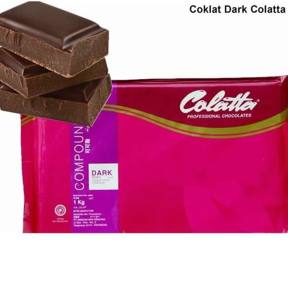 

✴ Colatta Dark Compound 1 KG / coklat blok colata hitam 1kg ♣