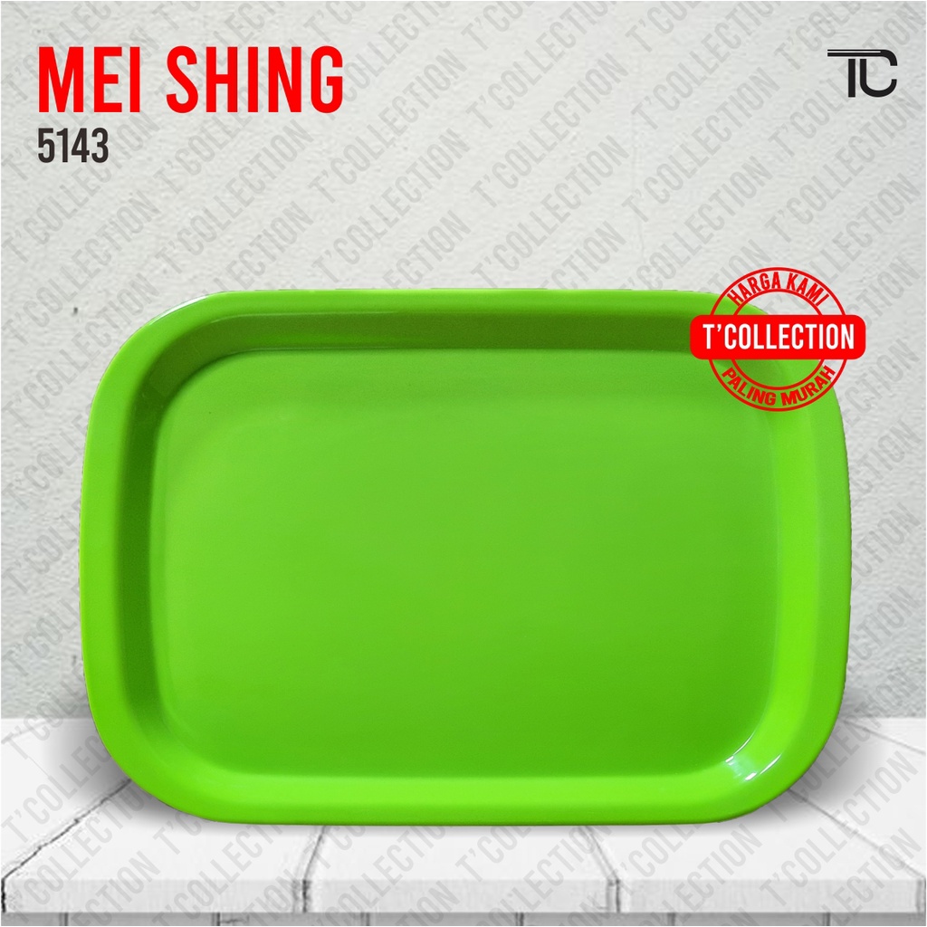 Nampan Melamin Kotak Segi 5143 (Polos / Motif)
