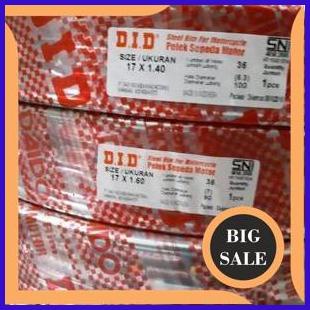 Paket Velg Jari Merk DID Ukuran 140 Plus 160 Ring 17 Asli DID 1M4R23 sparepart