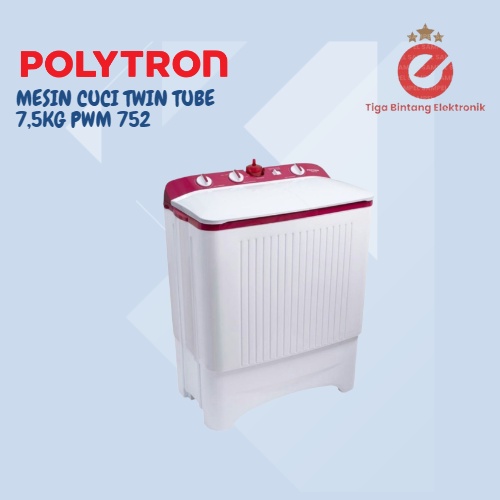 Mesin Cuci 2 Tabung Polytron PWM 752 (7,5KG)
