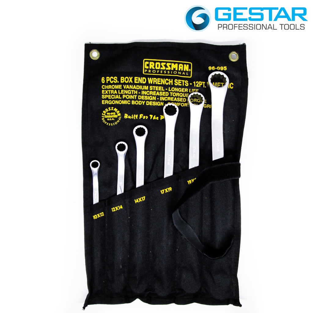 GESTAR/CROSSMAN-Tool Set 6 Pc End Wrench set (Metric) 396-095