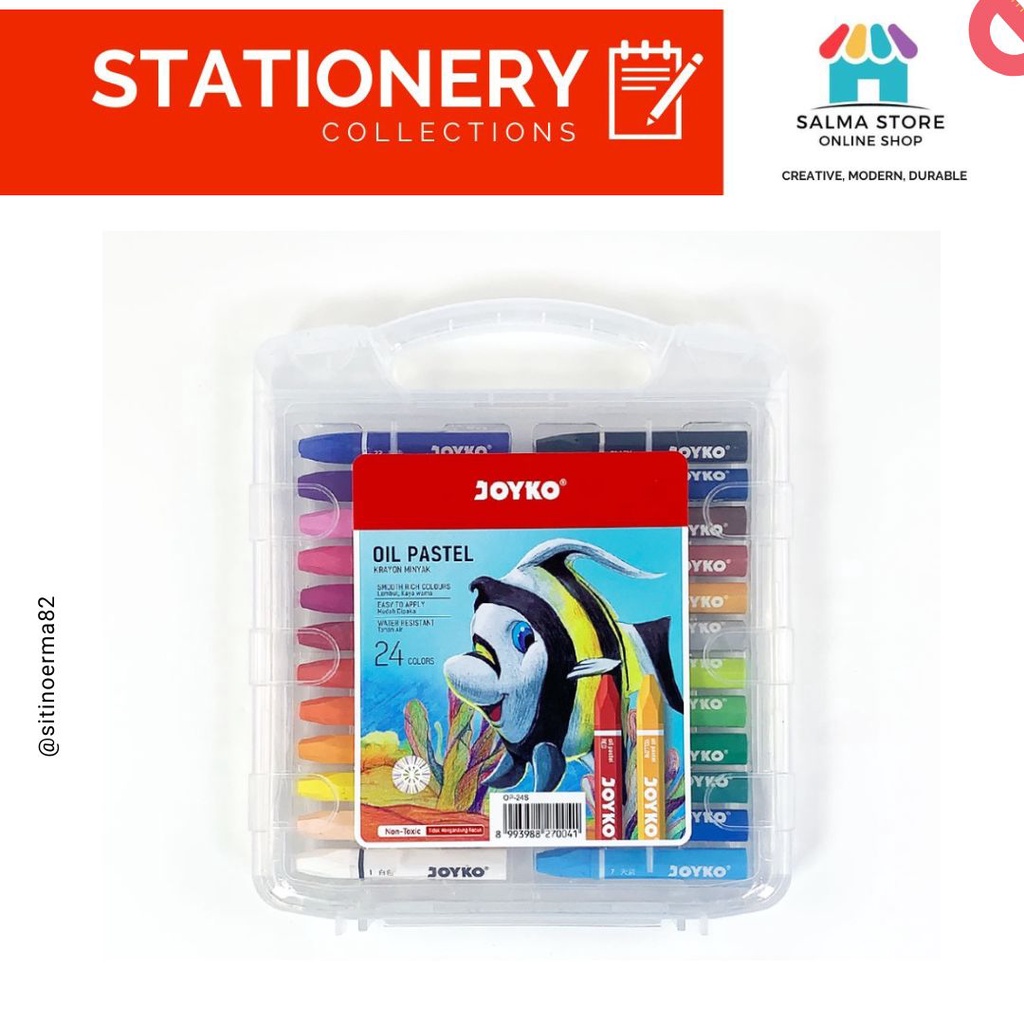 

Krayon / Crayon Titi Joyko 24 Oil Pastels OP-24S