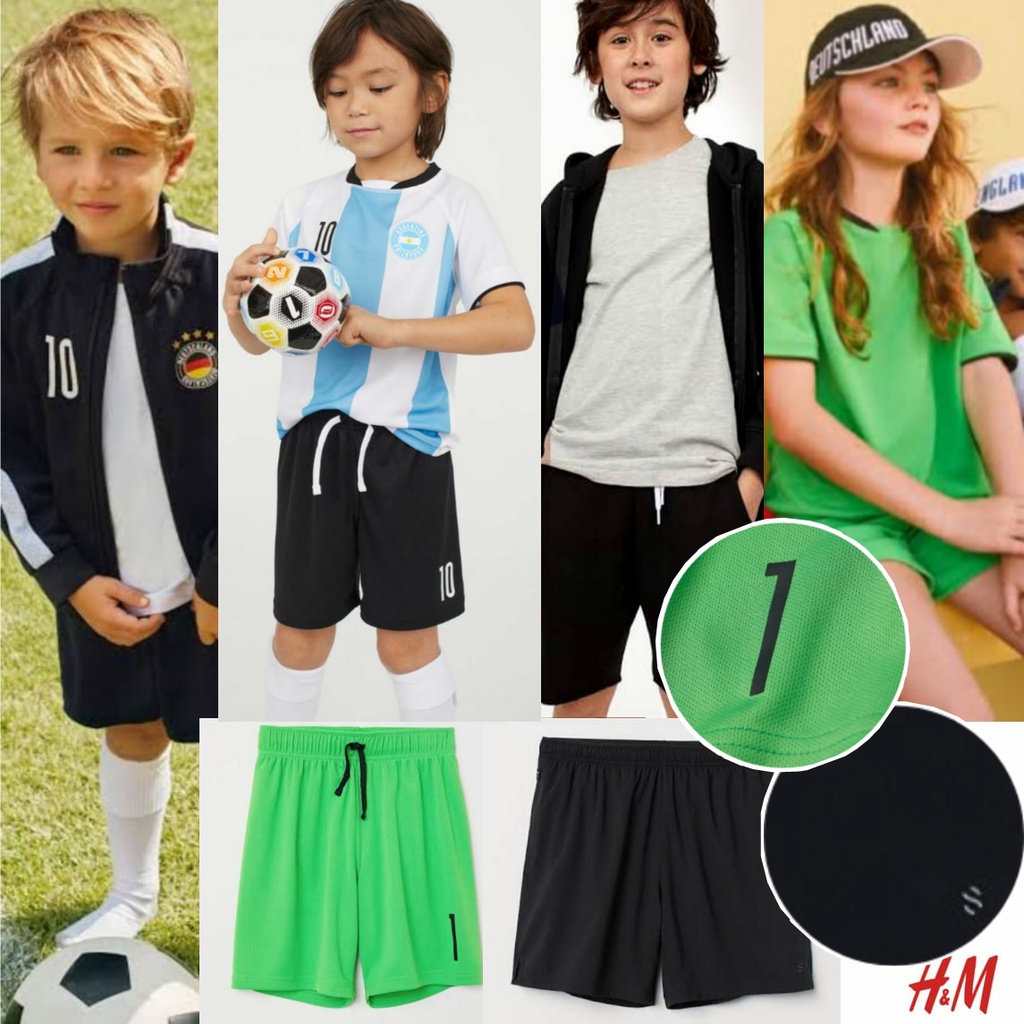 CELANA PENDEK ANAK LAKI LAKI DRYFIT POPMYWEAR HM SPORT DRYFIT 1-14Y / CELANA PENDEK SPORT / SETELAN 