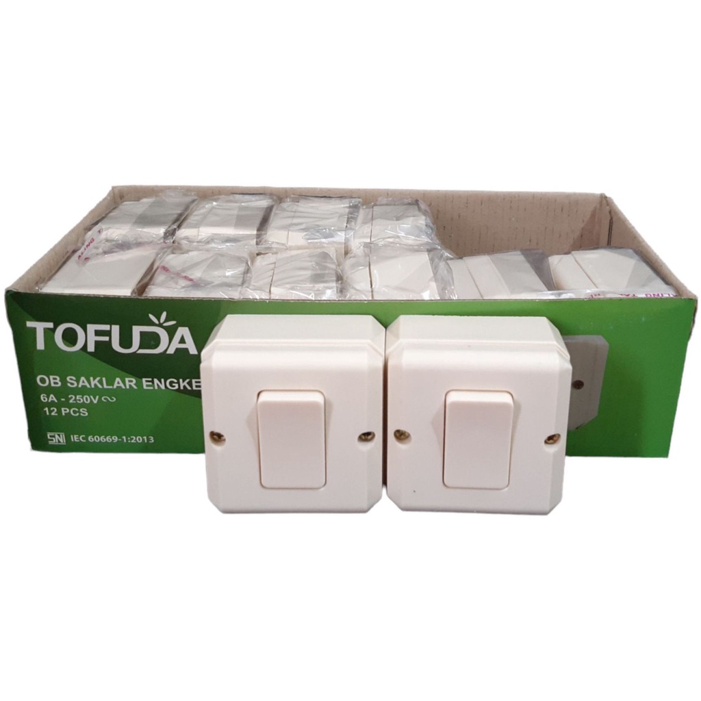 Paket 12 Pcs Tofuda Saklar Engkel OB