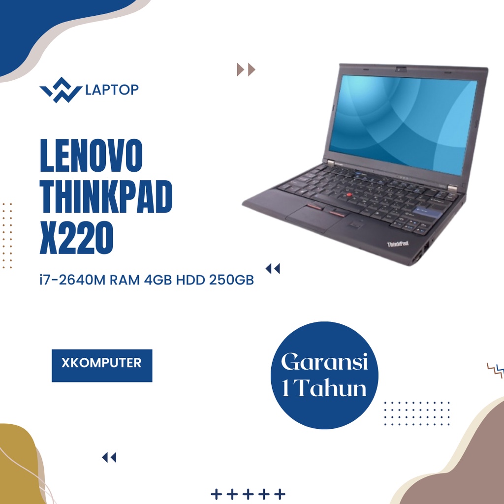 LAPTOP LENOVO THINKPAD X220