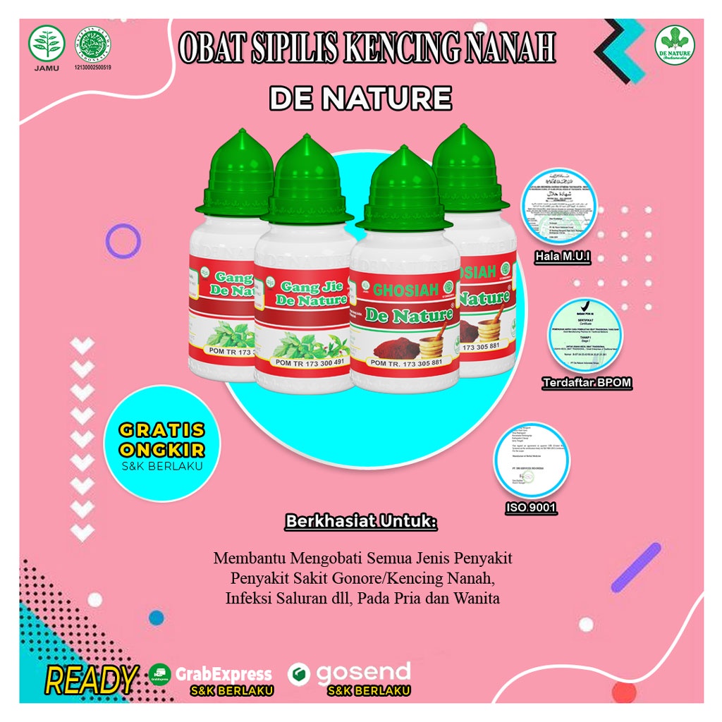 Obat Sipilis Kencing Nanah Gonore Katub M'ani Bocor Suntik Silikon Denature