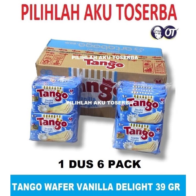 

Tango Wafer VANILLA 39 gr - ( HARGA 1 KARTON ISI 6 PACK )