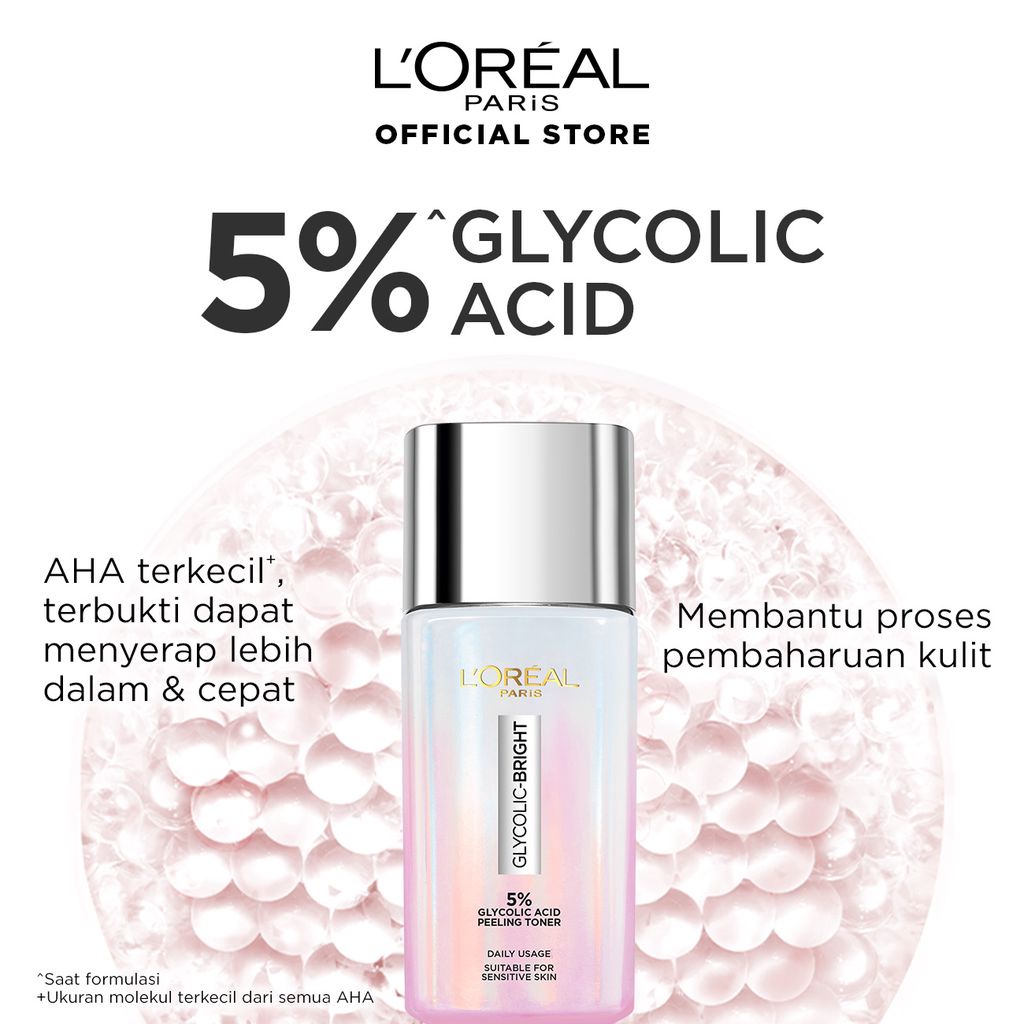 L’Oréal Paris Glycolic Bright Peeling Toner - 65 ML