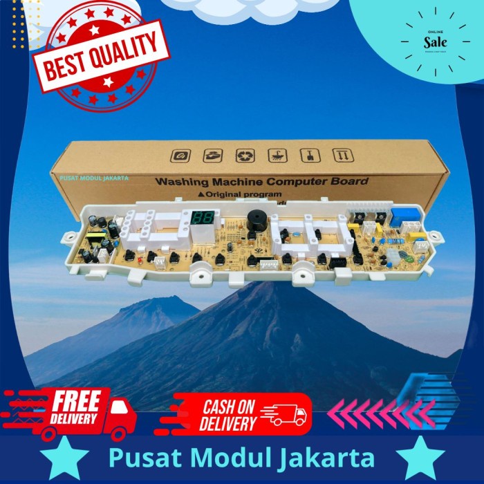 modul pcb mesin cuci samsung WA75H4200SG / WA75H4200Sg/SE