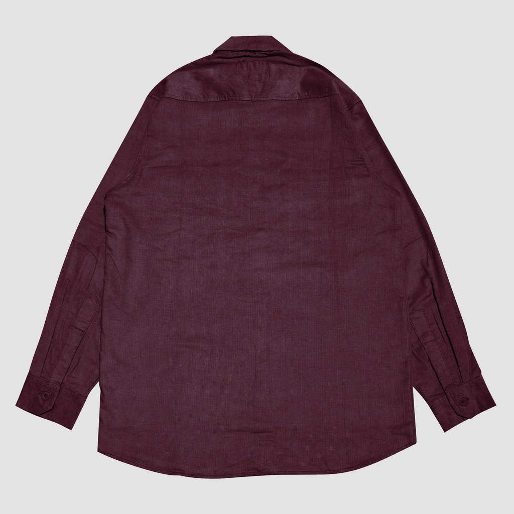 EVILSPIRIT KEMEJA CORDUROY - MOODBOARD BURGUNDY UNISEX