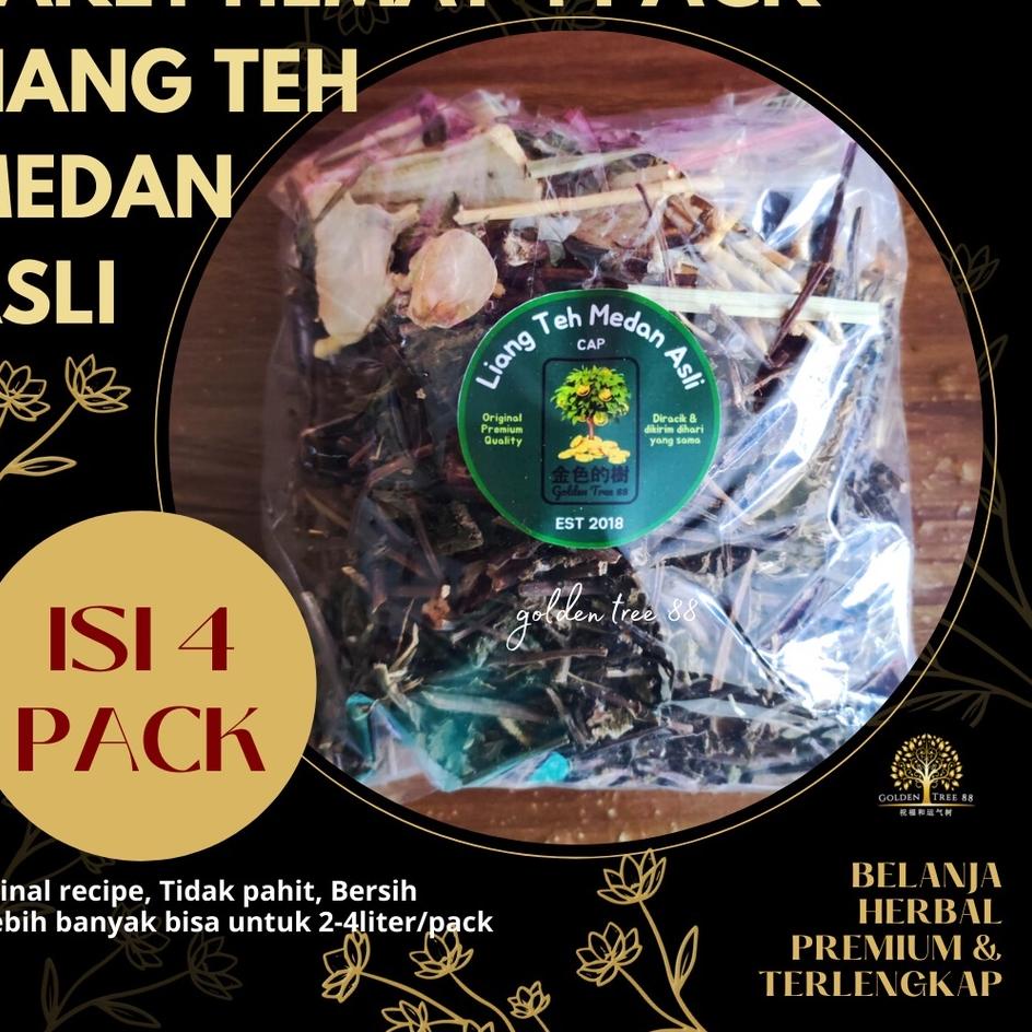 

► Terlaris Paket Hemat 4 Pack Liang Teh Medan Fresh Enak Stok Selalu Baru Teh Panas Dalam ♧