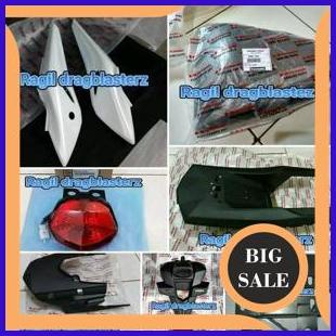 body belakang set upgrade new ninja rr putih polos original 1M4R23 tools