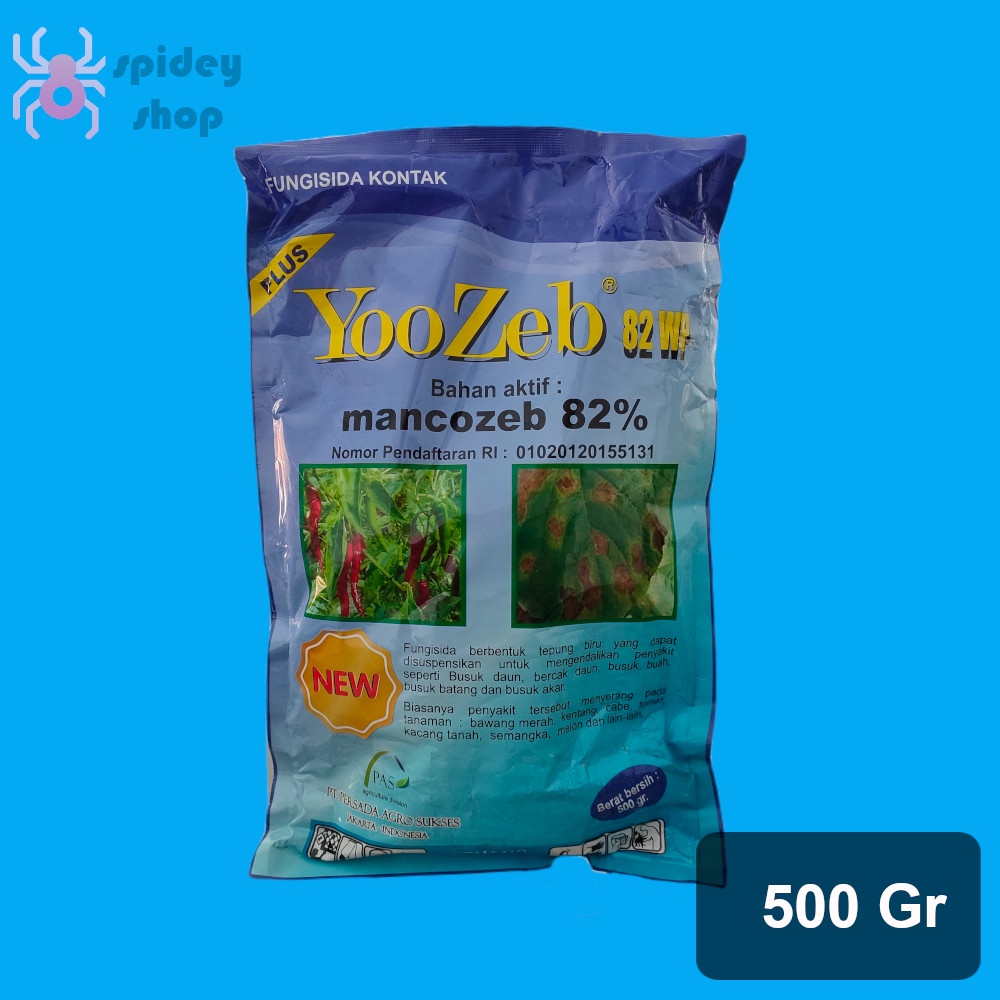 Yoozeb 500 Gram Fungisida Mankozeb Biru