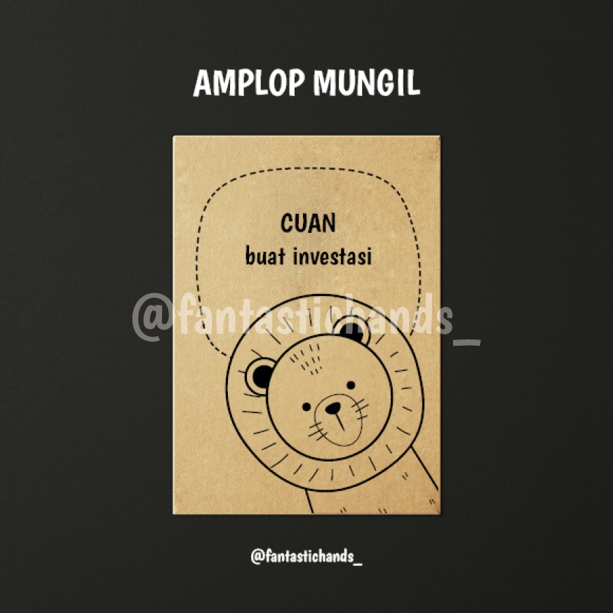 

Amplop Lebaran Rustic Mungil