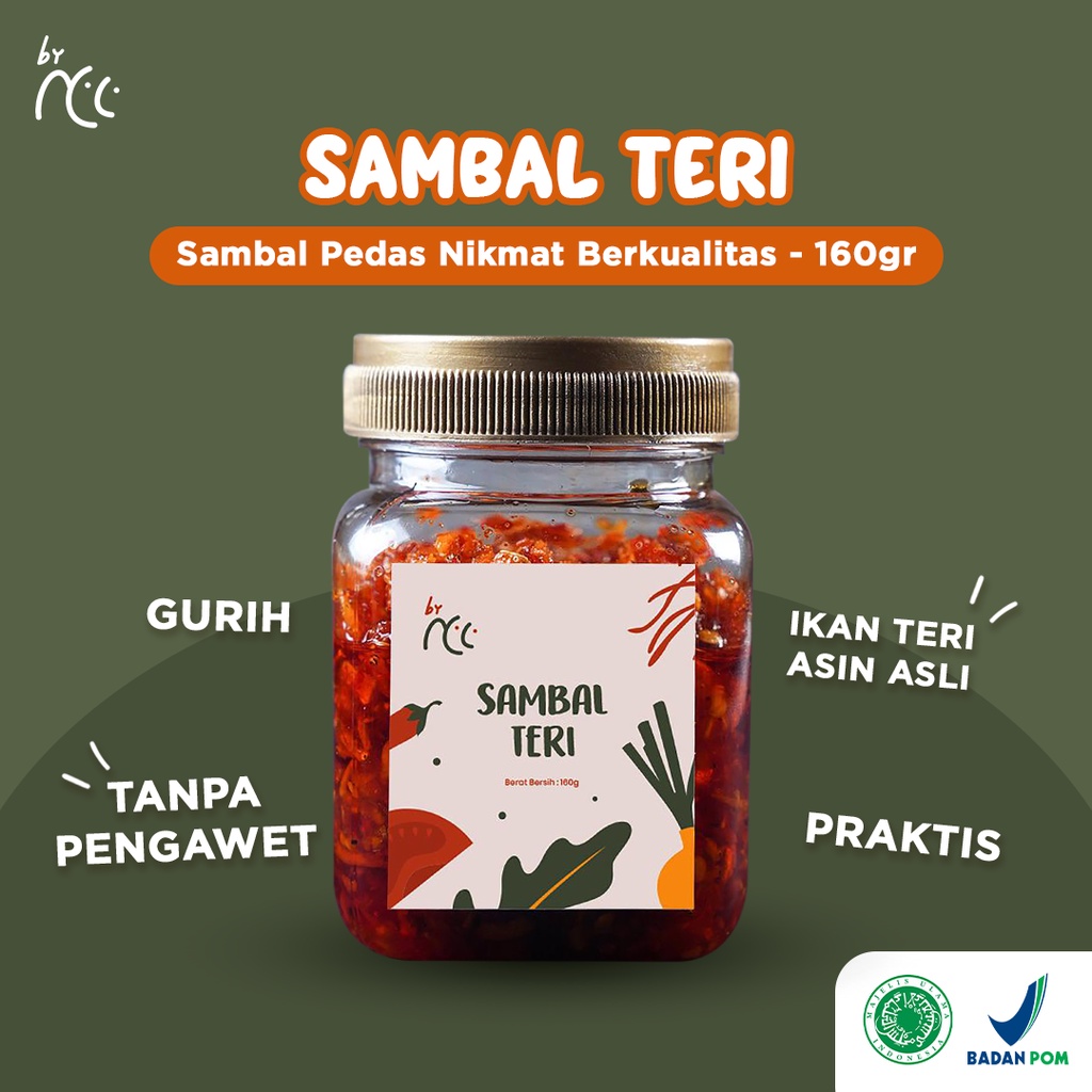 By NCC Sambel Teri Bumbu Masak Ala Rumahan Gurih dan Renyah / Makanan Cepat Saji Termurah