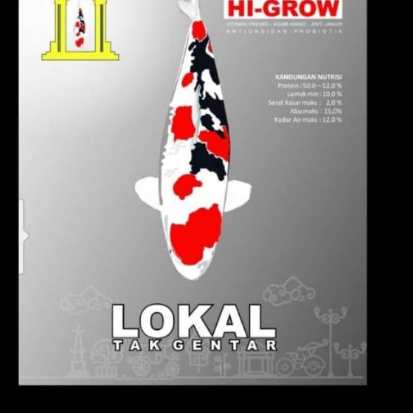 ☄ Pakan Koi Lokal Tak Gentar LTG 1 KG ℗