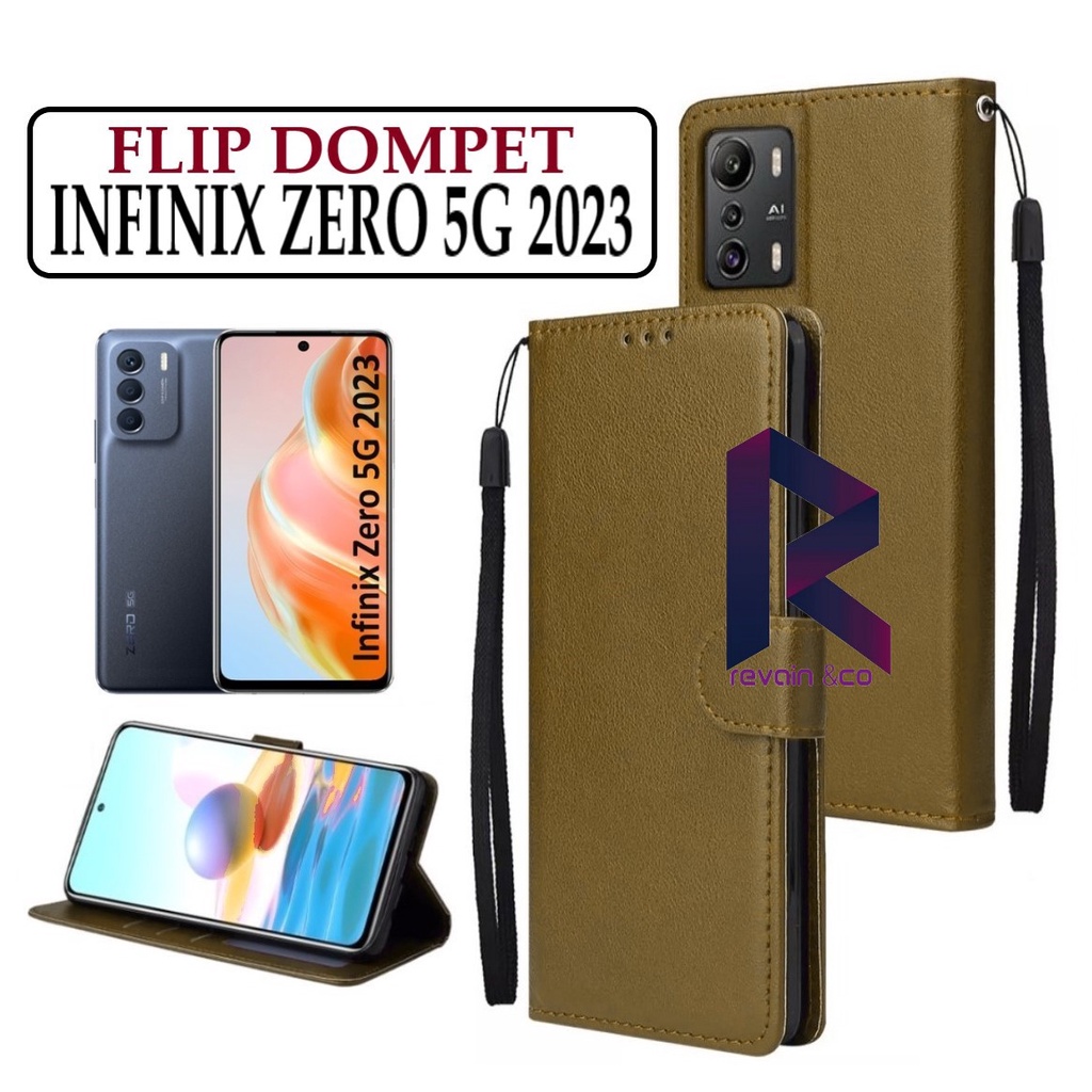 FLIP COVER INFINIX ZERO 5G 2023 FLIP WALLET LEATHER KULIT PREMIUM SARUNG BUKA TUTUP KESING HP FLIP CASE INFINIX ZERO 5G 2023