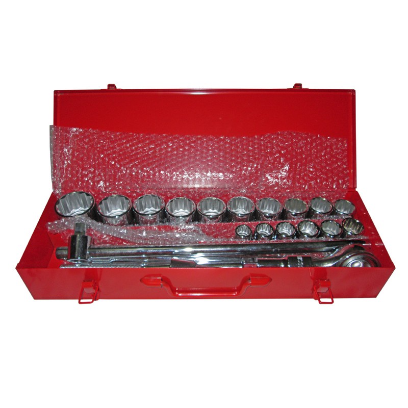 GESTAR/CROSSMAN-Set Kunci Shock 3/4 Drive Socket Set-21pc SAE 12pt