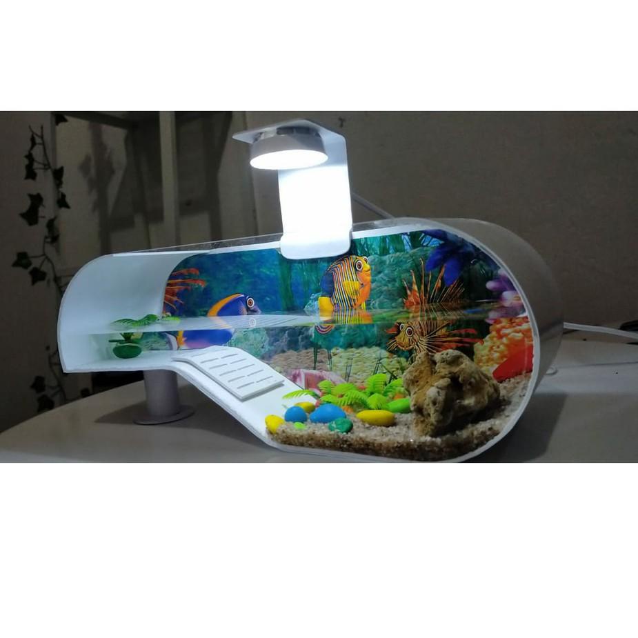 ➳ Aquarium cupang/aquarium kura-kura/aquarium mini/pvc/akrilik ℮