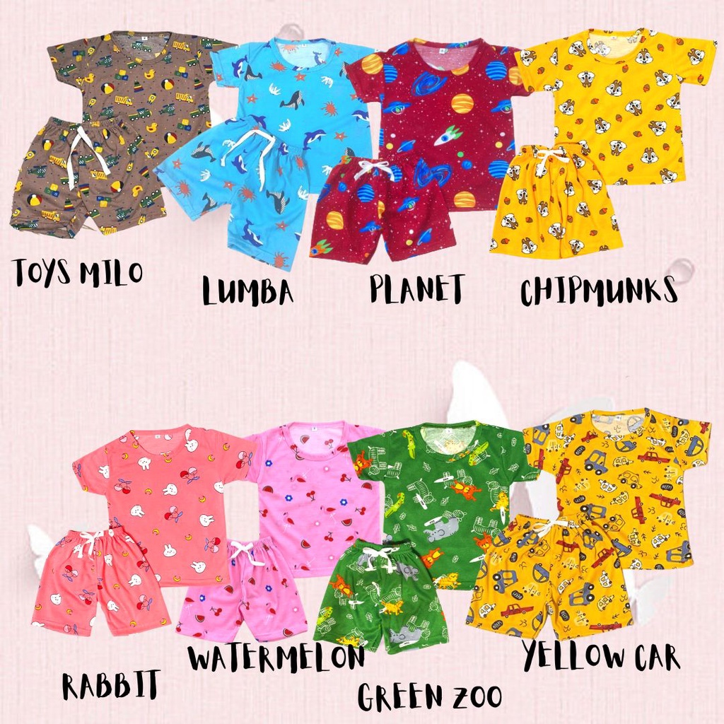 BabynKids - Setelan Anak Laki Laki/ motif animal lucu / Setelan Anak Perempuan /. Setelan Anak Unisex / Setelan Anak Fullprint / Setelan Piyama Anak /  Setelan Harian Anak