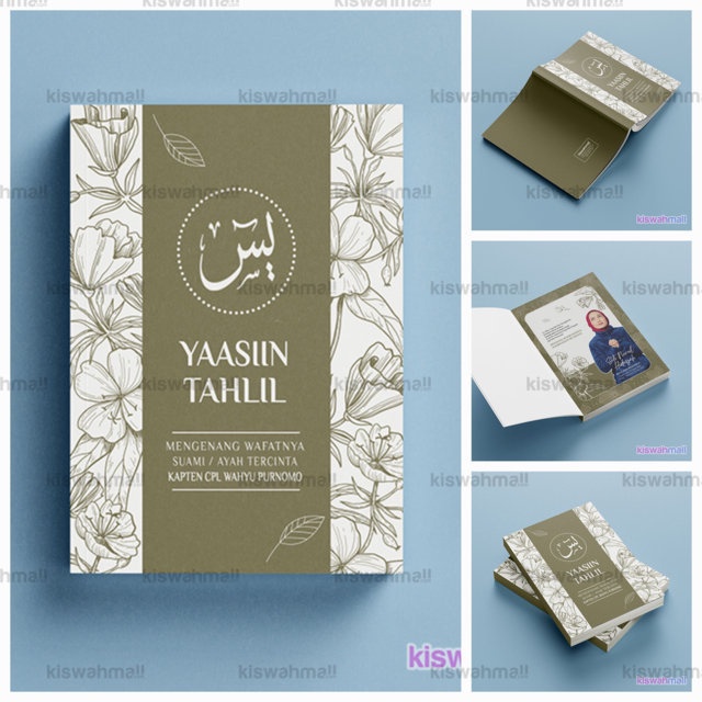 Buku Yasin Softcover 128 Halaman Free 1 Halaman Sisipan (Halaman Foto)