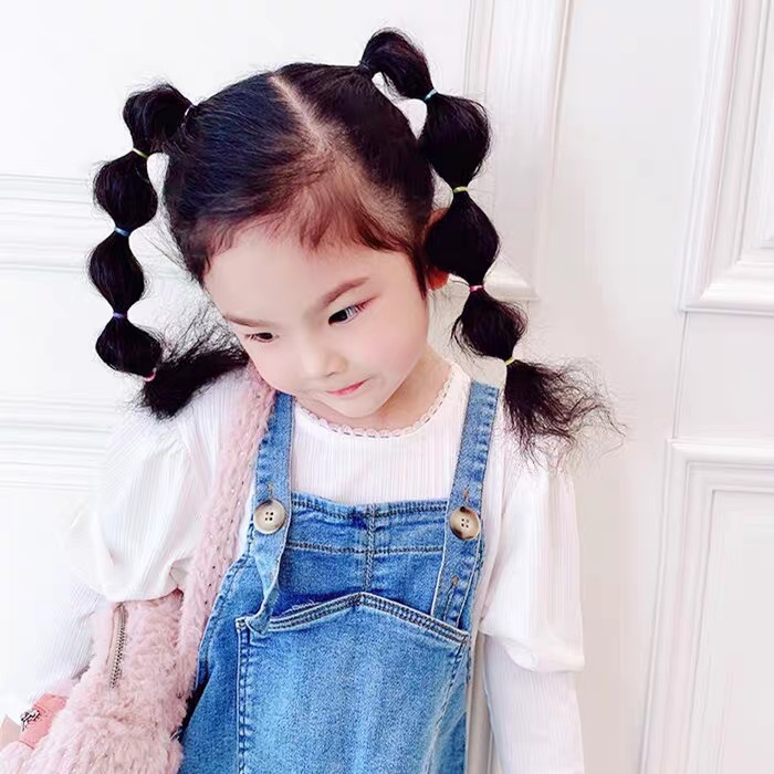 IKAT KERET RAMBUT JEPANG ANAK ANAK TANGGUNG POUCH WARNA WARNI / KARET JEPANG / IKAT RAMBUT JEPANG