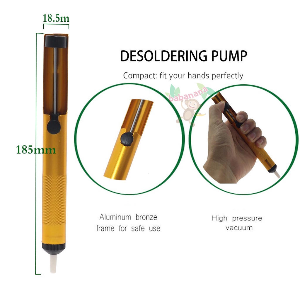 Penyedot Timah Desoldering Pump Pompa Sedot Sedotan Solder Tin Suction