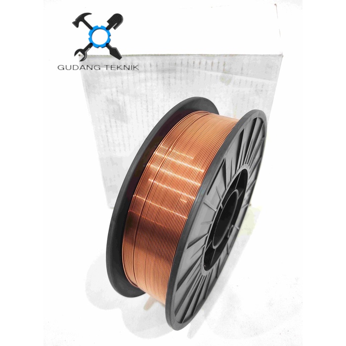 Kawat Las Mig Ukuran 0.8 mm 1 mm 5 Kg GENERAL / Flux Core Wire Gasless Kawat Las Tanpa Gas Co2 0,8mm 1mm 5KG GENERAL