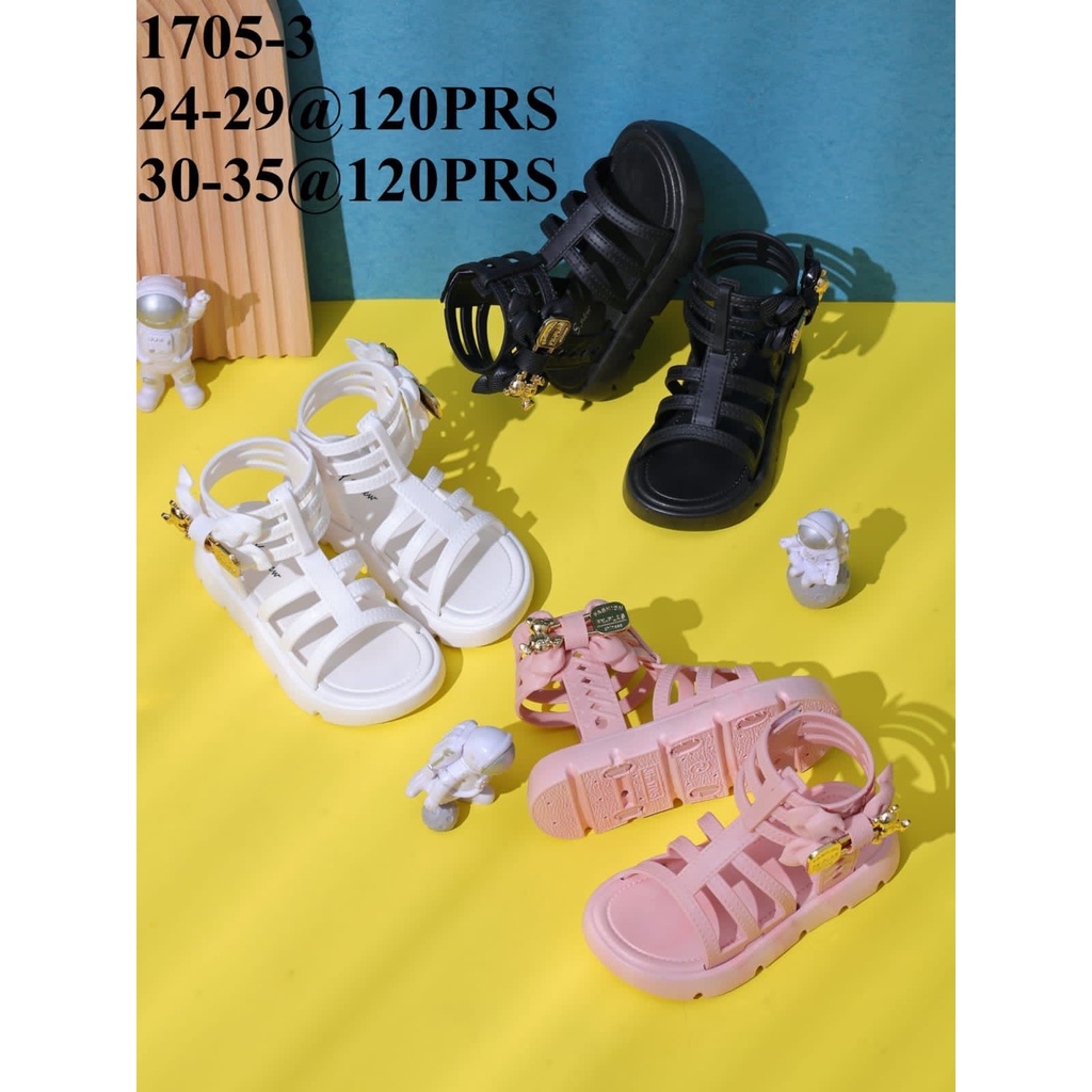 Sandal Anak-Anak Wanita Terbaru/Sepatu Sendal Tali Karet HYS 1705/Sendal Korea Kekinian