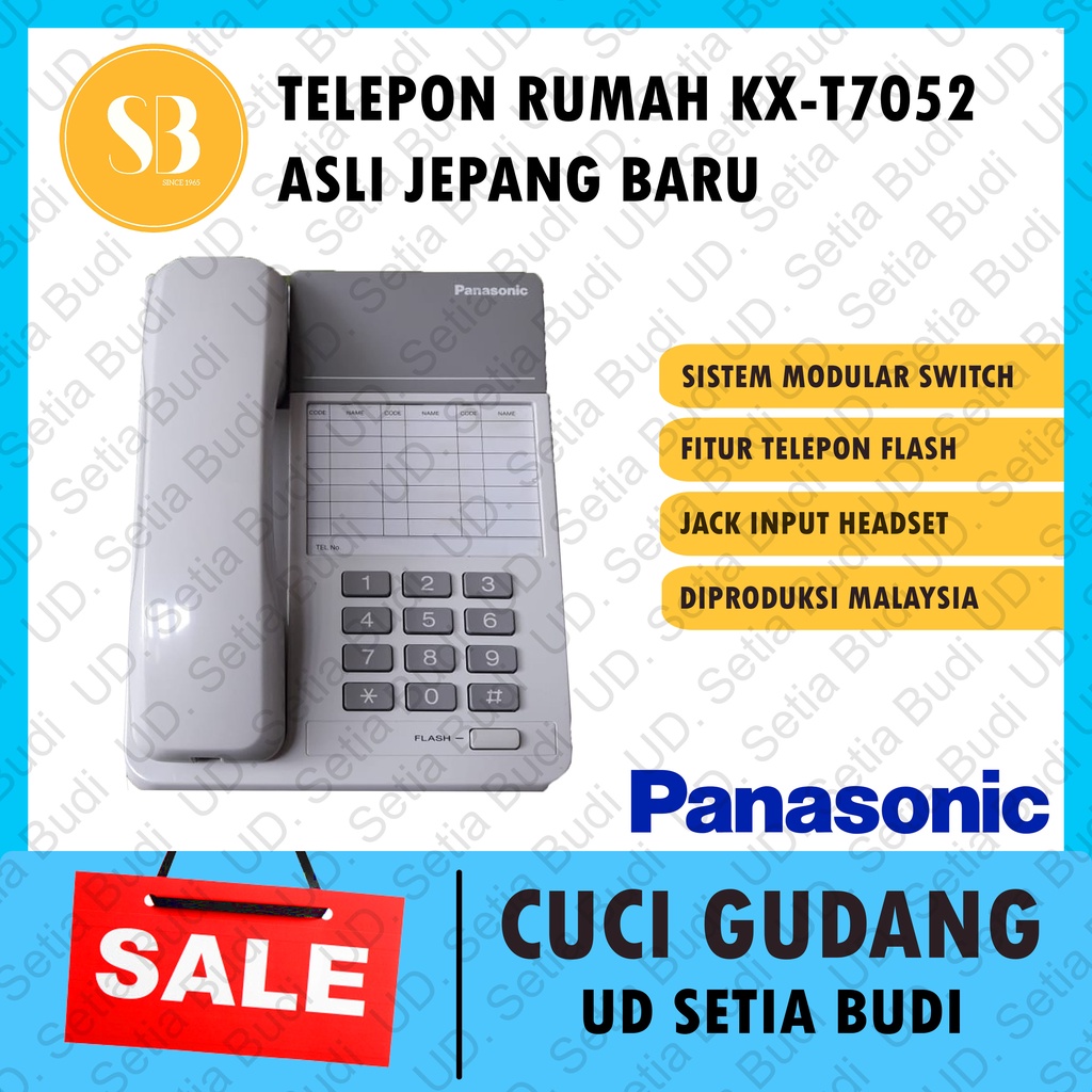 Telepon Rumah / Kantor Panasonic KX-T7052 Asli Jepang