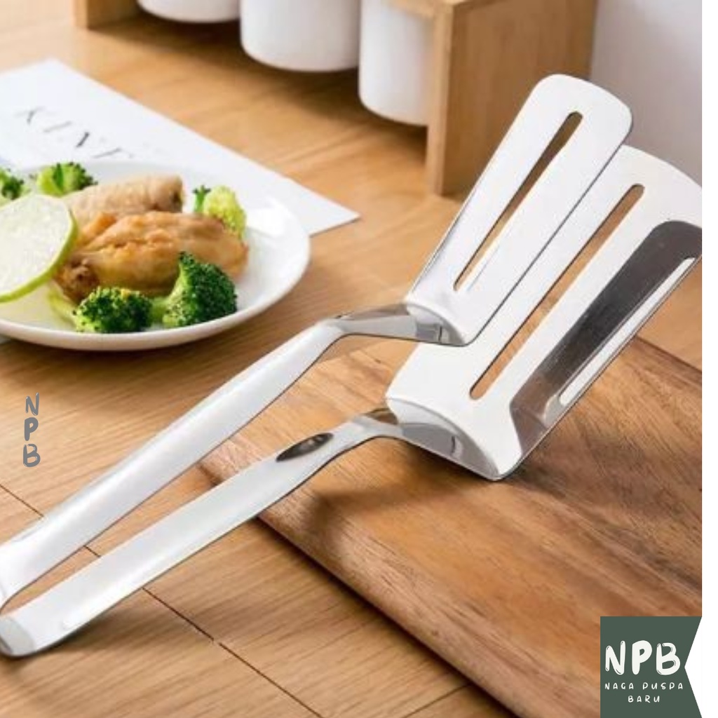 Sutil Spatula Capit Stainless Kualitas Premium-Spatula Capit Stainless